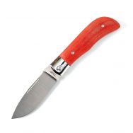 Jack Wolf Knives Timber Jack Fire Canvas Micarta 154CM Stainless Pocket Knife