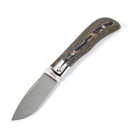 Jack Wolf Knives Timber Jack Blue Canyon Maple Valley Richlite 154CM Pocket Knife