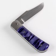 Jack Wolf Knives Benny's Clip Cosmic Purple Kirinite S90V Stainless Knife