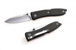LionSteel Knives Opera Lockback 8800 BK AISI D2 Semi-Stainless Black G10