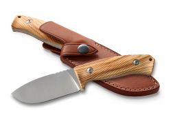 LionSteel Knives M3 UL Bushcraft Fixed Blade Knife Niolox Stainless Olive Wood