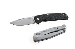 LionSteel Knives TRE Frame Lock TRE FC M390 Stainless Carbon Fiber/Titanium