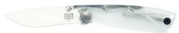 Ontario Knives Wraith Lockback 8798CL AUS-8 Stainless/Clear Handle