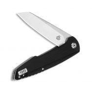 QSP Knives Phoenix Liner Lock 108-C Knife D2 Semi-Stainless Steel & Black G10