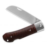 QSP Knives Worker Lockback 128-C Knife Bohler N690 Stainless Steel & Snakewood