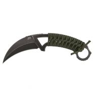 SOG Knives Gambit XL Karambit GB2001-BX OD Green Paracord AUS-10A Steel Knife