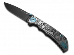 Spartan Blades Harsey Folder SF5 Memento Mori Titanium MagnaCut Knife