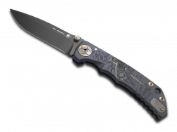 Spartan Blades Harsey Folder SF5 Black Plague Doctor Titanium MagnaCut Knife