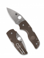 Spyderco Knives Lil' Native Back Lock C230PBN15V Brown FRN CPM 15V Knife