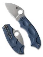 Spyderco Knives Meerkat C64PCBL Cobalt Blue FRN CPM SPY27 Steel Pocket Knife