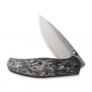 WE Knife Esprit 20025A-A Marble Carbon Fiber Titanium 20CV Steel Pocket Knives