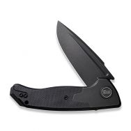 WE Knife Press Check Frame Lock 20078B-1 Knife 20CV Stainless/Black G10/Titanium