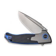 WE Knife Press Check 20078B-2 Knife 20CV Stainless/Black Blue G10/Titanium