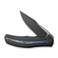 WE Knives Zonda 22016-1 Carbon Fiber Flamed Titanium Black 20CV Pocket Knife