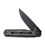 WE Knives Navo Liner Lock 22026-1 Black Canvas Micarta CPM-20CV Pocket Knife