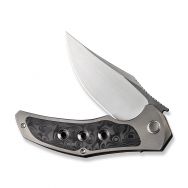 WE Knife Magnetron 18058-2 Titanium 'Rose' Carbon Fiber CPM-20CV Pocket Knives