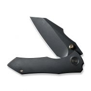 WE Knife High-Fin 22005-1 Frame Lock Black Titanium 20CV Stainless Pocket Knives