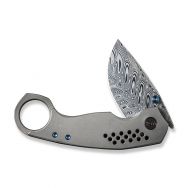WE KNIVES Envisage Frame Lock 22013-DS1 Gray Titanium Damasteel Pocket Knife