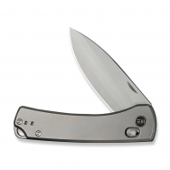 WE Knife Nightblade 22046-2 Bead-Blasted Titanium CPM 20CV Stainless Knife