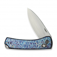 WE Knife Nightblade 22046-4 Blue Flamed Titanium CPM 20CV Steel Knife