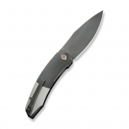 WE Knife Sine Wave Liner Lock 23069B-3 Gray Satin Titanium M390 Stainless Knife