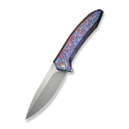 WE Knife Acuminal Frame Lock 23070-4 Flamed Titanium Vanax Stainless Knife