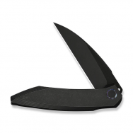 WE Knife Fluxor Liner Lock 23071-1 Black Titanium M390 Stainless Steel Knives