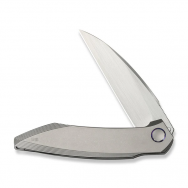 WE Knife Fluxor Liner Lock 23071-2 Gray Titanium M390 Stainless Steel Knives