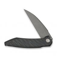 WE Knife Fluxor Liner Lock 23071-3 Flamed Titanium M390 Stainless Steel Knives