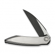 WE Knife Fluxor Liner Lock 23071-4 Satin & Black Titanium M390 Stainless Knives