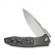 WE Knife Archeozoic 23091-2 Aluminum Carbon Fiber Titanium M390 Stainless Knife