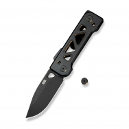 WE Knife Tyro Superlock 24001-1 Black Golden Titanium CPM 20CV Stainless Knife