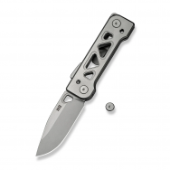 WE Knife Tyro Superlock 24001-2 Satin Titanium CPM 20CV Stainless Steel Knife