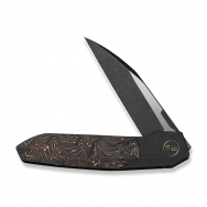 WE Knife Brr15 Bolster Lock 24007-1 Copper Foil Carbon Fiber M390 Steel Knife