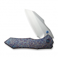 WE Knife High-Fin XL 24010-5 Flamed Titanium CPM 20CV Stainless Knife