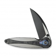 WE Knife Zenthra 24021C-1 Black Titianium Carbon Fiber M390 Steel Knife