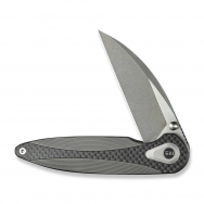 WE Knife Zenthra 24021C-2 Gray Titianium Carbon Fiber M390 Steel Knife