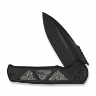 WE Knife Sylox 24027-1 Black Titanium Carbon Fiber M390 Stainless Steel Knife