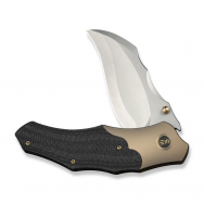 WE Knife Orc Boss 24042-2 Twill Carbon Fiber Titanium CPM 20CV Steel Knife