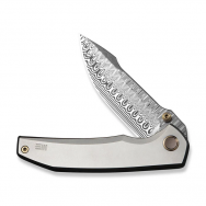 WE Knife Ryson Frame Lock 24086-DS1 Dark Gray Titanium Damasteel Knives