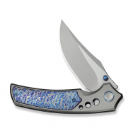 WE Knife Skynix 24087-2 Gray Titanium Flamed Titanium M390 Stainless Knives