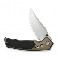 WE Knife Skynix 24087-3 Bronze Titanium Twill Carbon Fiber M390 Stainless Knives