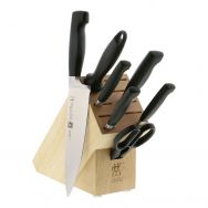 Zwilling Knives Four Star 8-piece Kitchen Block Set 35065-700 Stainless Cutlery