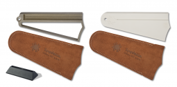 SPYDERCO Knife & Tool Sharpener Set 308FCBN Webfoot and Golden Stone
