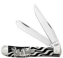 Case XX Knives Trapper Bill of Rights Natural Bone AWTC54BR Pocket Knife