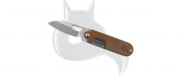 Black Fox Knives Bean Gen2 BF-719MIN 440C Steel Natural Micarta Pocket Knife