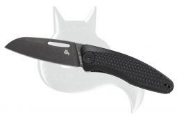 Black Fox Knives Feresa Liner Lock BF-762BB Black Aluminum D2 Pocket Knife