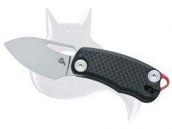 Black Fox Knives Nix 763 CF Liner Lock Carbon Fiber D2 Steel Pocket Knife