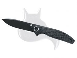 Black Fox Knives Artia 765 Liner Lock Black G-10 Black D2 Steel Pocket Knife