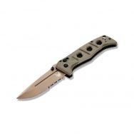 Benchmade Knives Adamas 275SFE-2 CPM-CruWear Steel Olive Drab G10 Pocket Knife